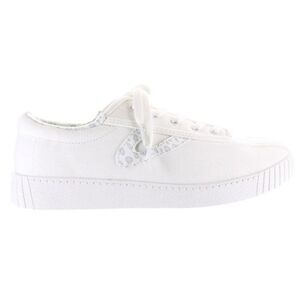 Tretorn Women's Animal Print Canvas Casual Fashion Lace Up Sneakers White Size 8